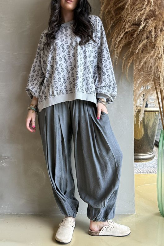 Basso Shirring Genie Pant Graphite /33=